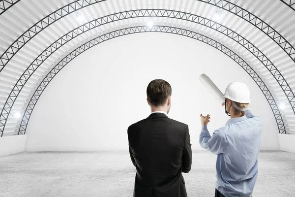 Concepto de trabajador e ingeniería — Foto de Stock