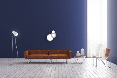 Modern oturma odası, kopya alanı 