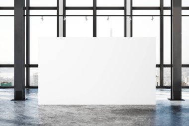 Modern çatı Galeri boş posteri ile 