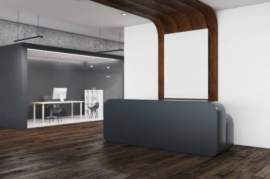 Boş başlık modern ön büro 