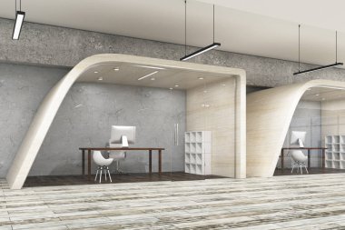 Çağdaş ofis iç coworking 