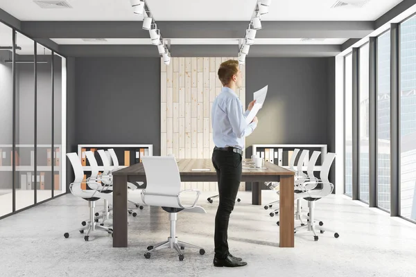 Handsome businessman in conference room — Stock Photo, Image