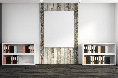 Modern ofis iç posteri ile 