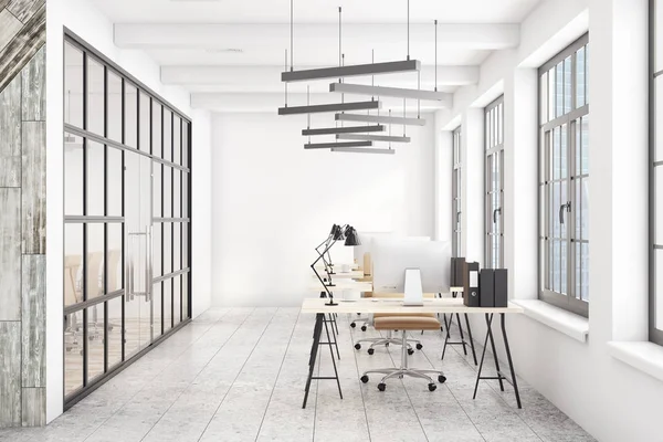 Modernes Coworking Office Interieur — Stockfoto
