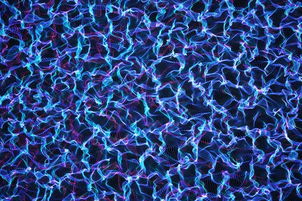 Абстрактный цифровой фон синей волны. Звуковая концепция . — стоковое фото