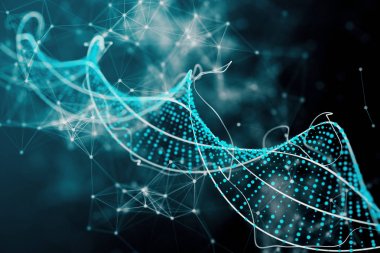 Mavi Dna duvar kağıdı 