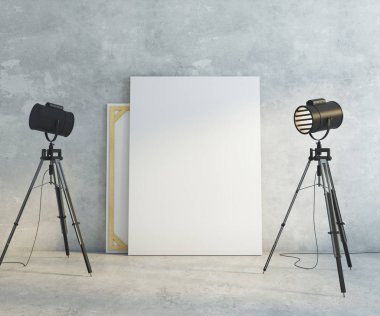 Beton Oda boş afiş 