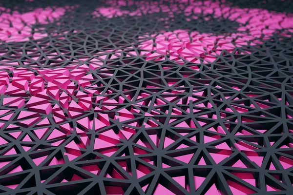 Pink wireframe background — Stock Photo, Image