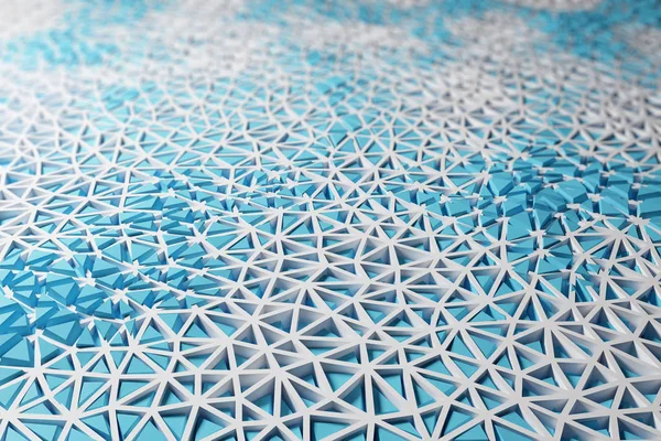 Blue wireframe backdrop — Stock Photo, Image