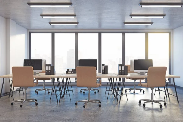 Bright coworking office — Stock Photo, Image