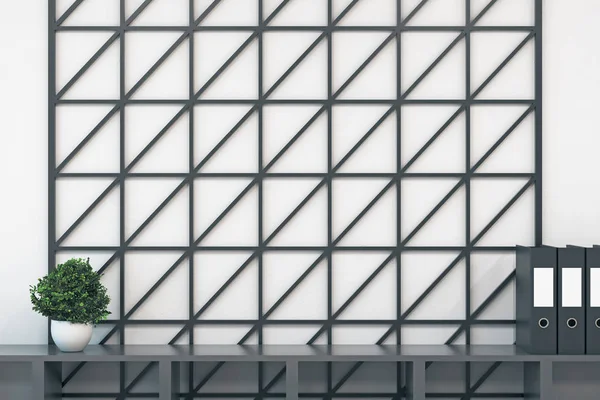 Empty wireframe wall — Stock Photo, Image