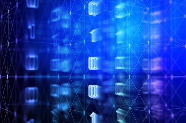 Mavi ikili kod zemin