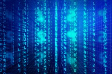 mavi ikili kod arkaplanı 