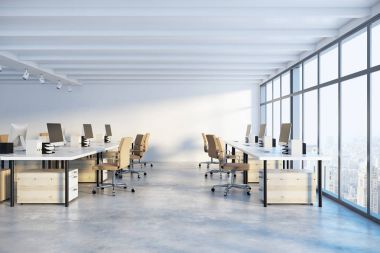 Şehir Manzaralı çağdaş office 