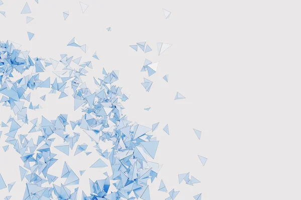 Abstract blue polygonal backdrop — Stock Photo, Image