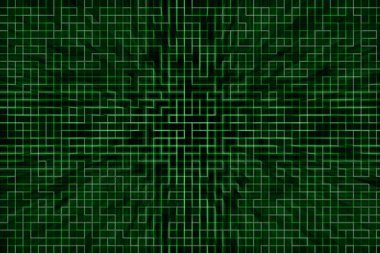 Yeşil dijital döşeme zemin