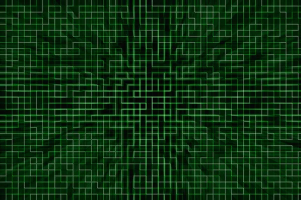 Green digital tile backdrop