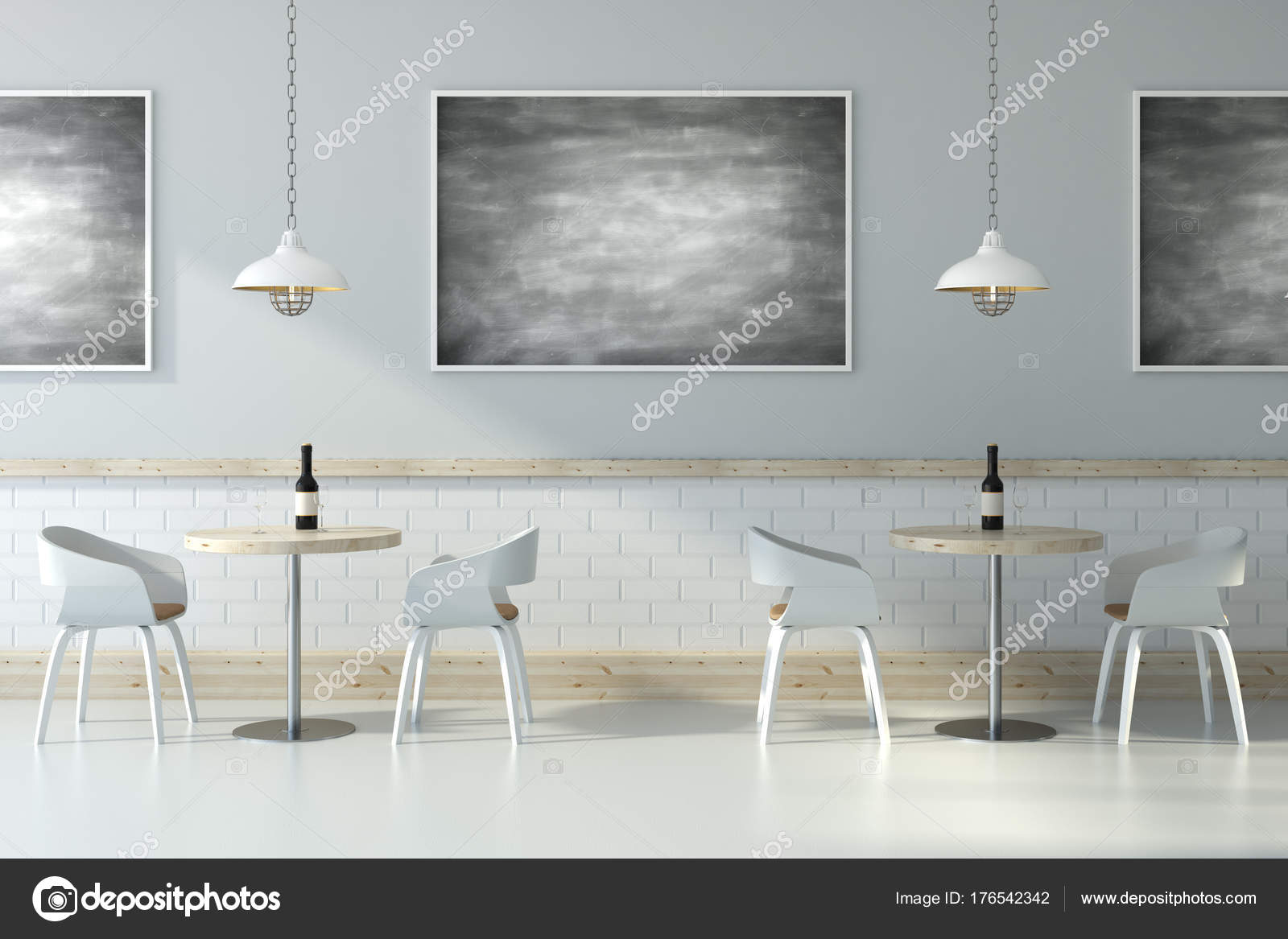 Licht-Café mit Tafel — Stockfoto © peshkova #176542342 Licht-Café mit Tafel — Stockfoto © peshkova #176542342