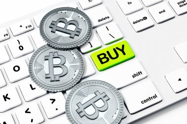 Cryptocurrency ve satın alma satın almak kavramı 