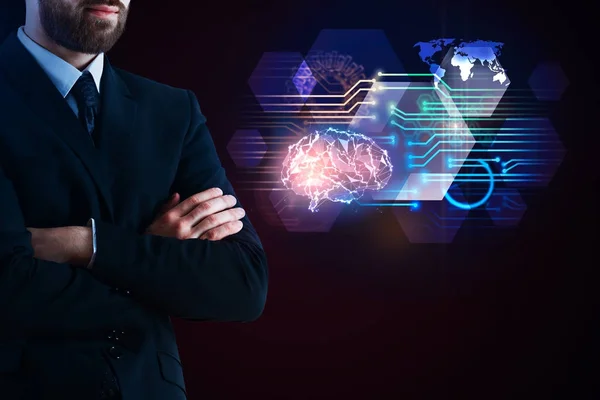 Concepto de inteligencia artificial e innovación —  Fotos de Stock