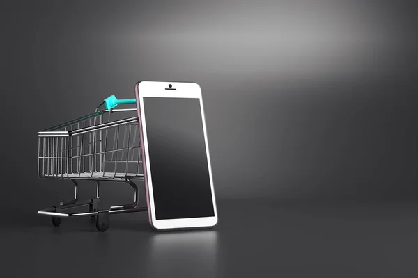 オンライン ショッピングや通信の概念 — ストック写真