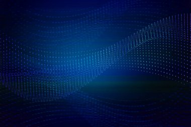 Mavi dijital dalga arka plan 