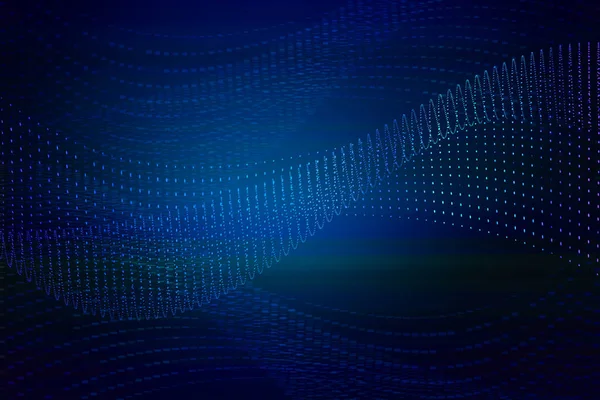 Blue digital wave background — Stock Photo, Image