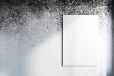 boş poster duvara 