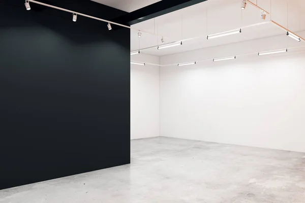 Galleria contemporanea con spazio copia — Foto Stock