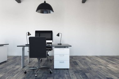 Kopya alanı ile modern ofis 