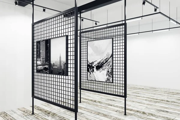 Contemporary gallery design — Stock Photo, Image