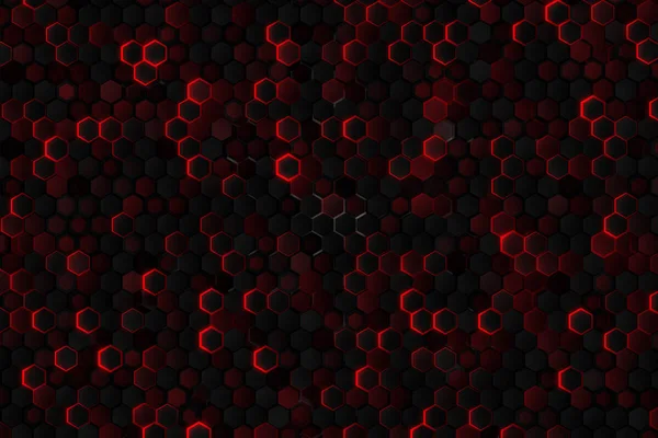 Red hexagon wallpaper Stock Photo by ©peshkova 179342498