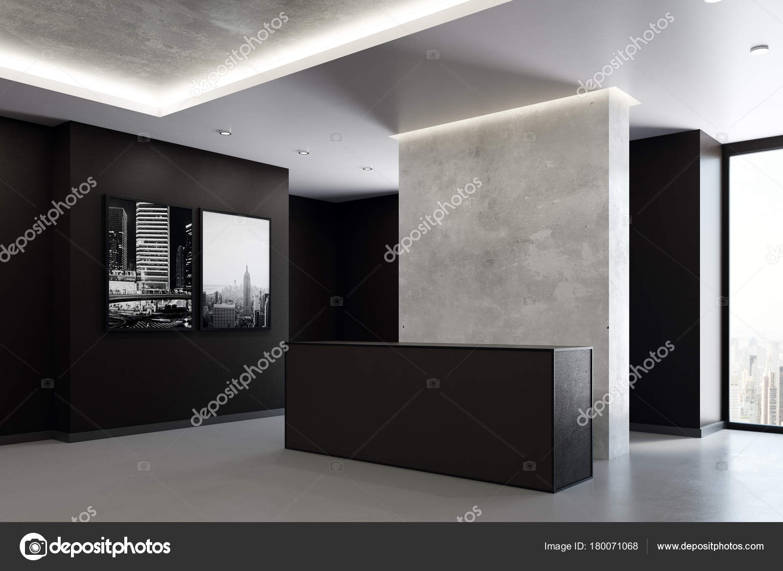 Modern Office Reception Stock Photo C Peshkova 180071068