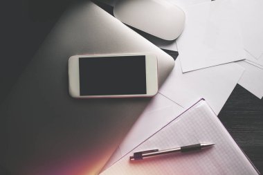 Resepsiyon boş telefon ile