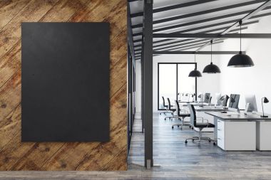 Office ile boş bayrak coworking 