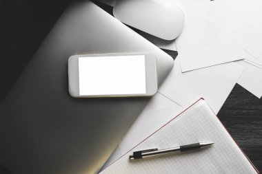 Resepsiyon ile boş cellphone