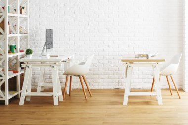 İşyeri tarafı ile modern iç 