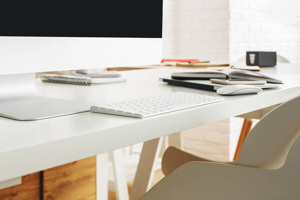 Creative designer workspace 