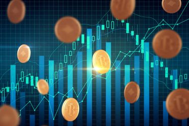 Cryptocurrency karısı ekonomi kavramı