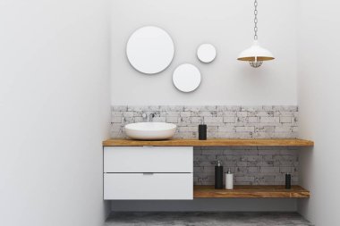 çağdaş banyo lavabo