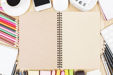 Boş Not Defteri ile modern tablo 