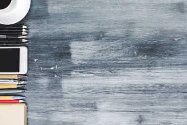 Smartphone ve malzemeleri ile yaratıcı Resepsiyon