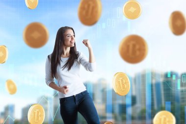 Cryptocurrency ve zenginlik kavram