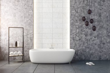 Banyo içi çok şık. 