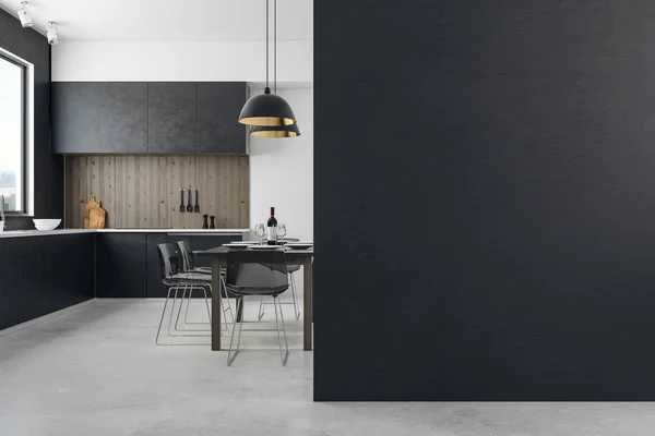 Neue Küche mit Kopierraum — Stockfoto