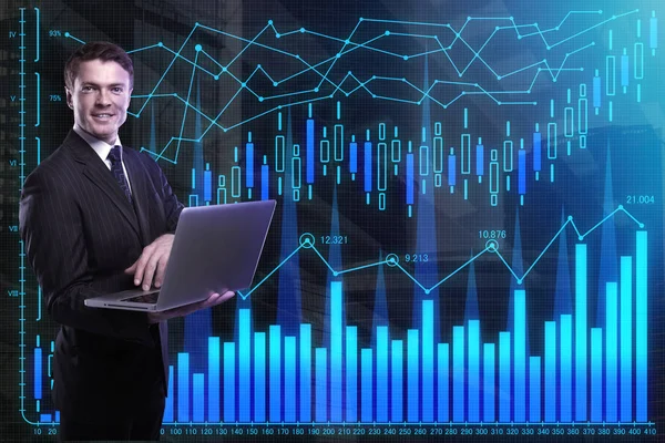 Concepto de finanzas y tecnología —  Fotos de Stock