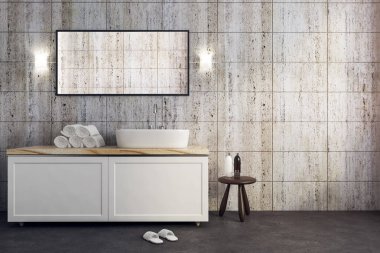 Modern banyo ile boşaltmak