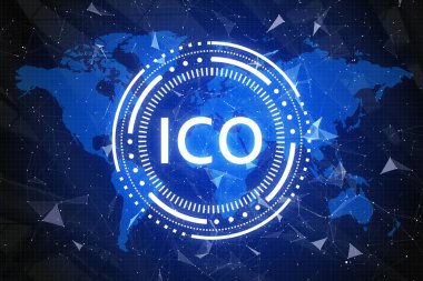 Cryptocurrency ve global e-ticaret duvar kağıdı