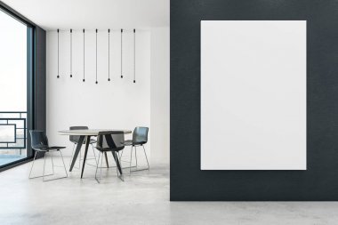 Modern iç boş afiş 