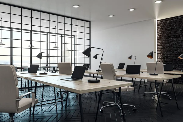 Modernes Coworking-Büro — Stockfoto